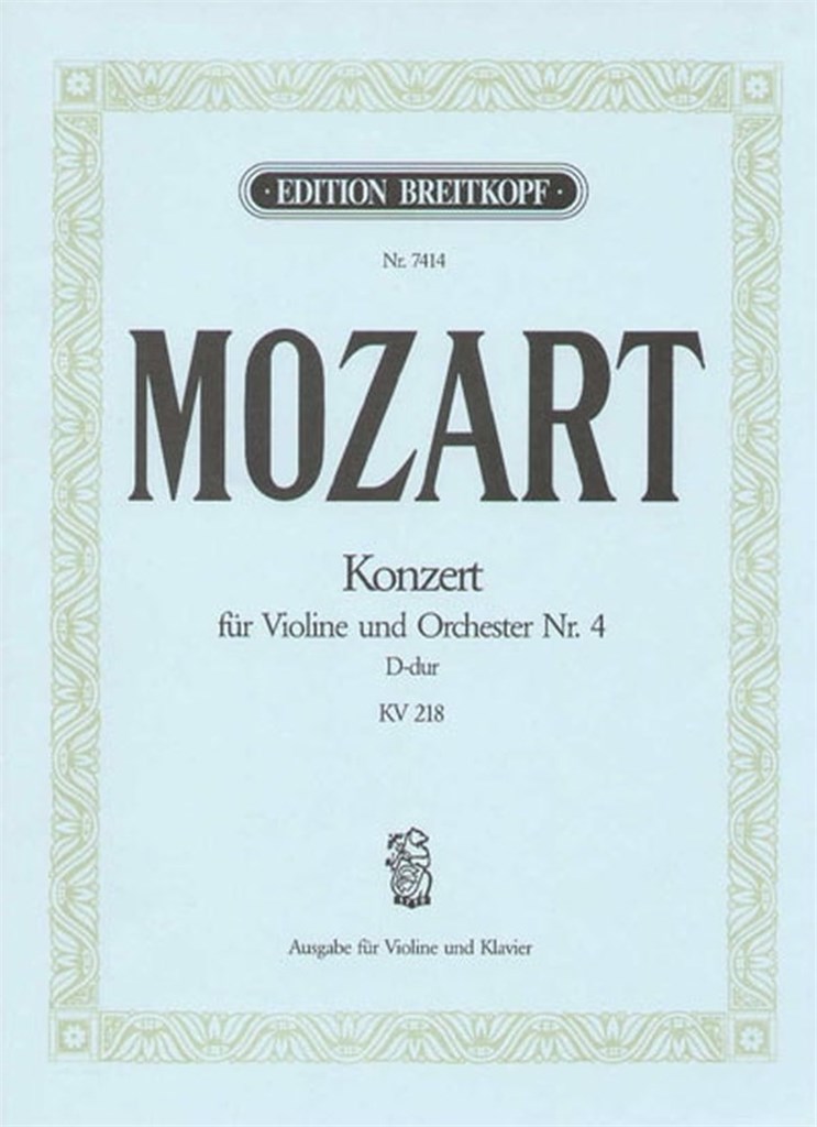 Violinkonzert 4 D-dur KV 218